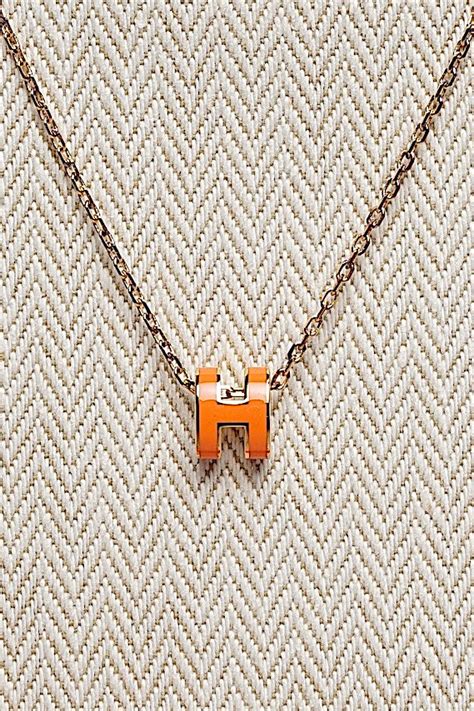 hermes confetti necklace|Hermes pop h necklace.